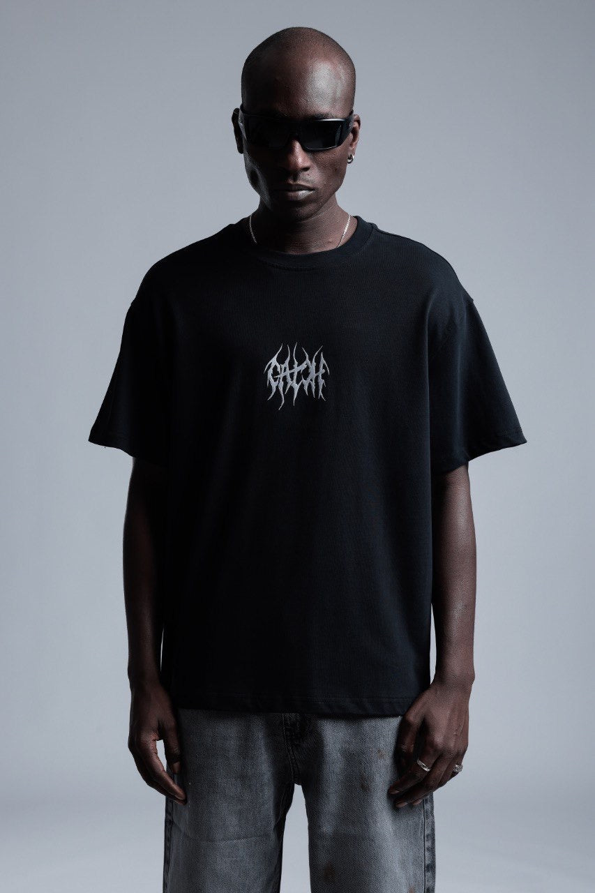 Oversized Printed Cotton T-Shirt