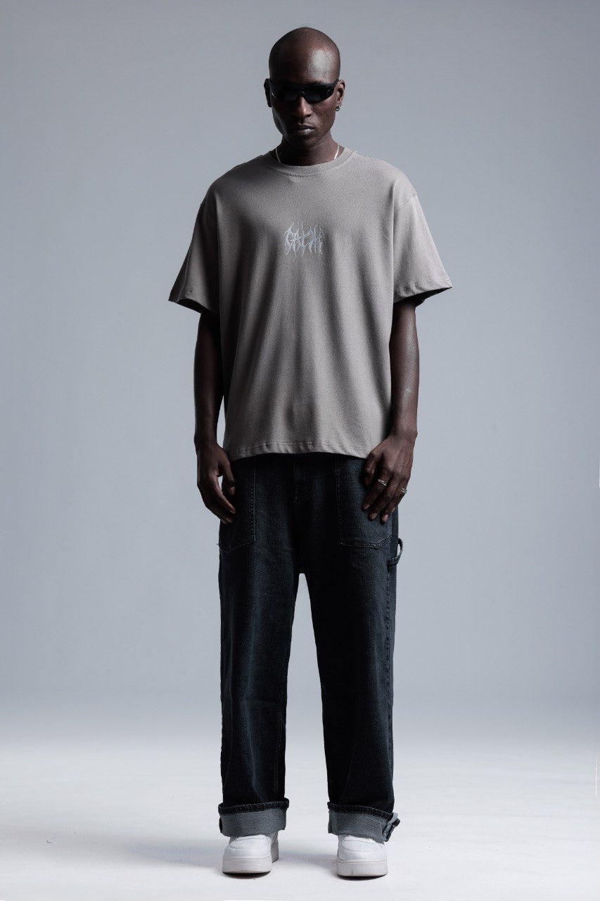 Oversized Printed Cotton T-Shirt