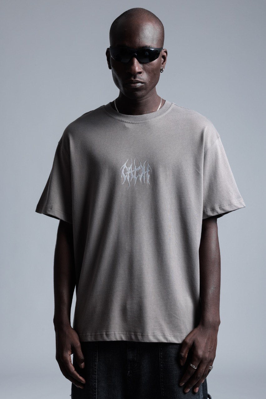 Oversized Printed Cotton T-Shirt
