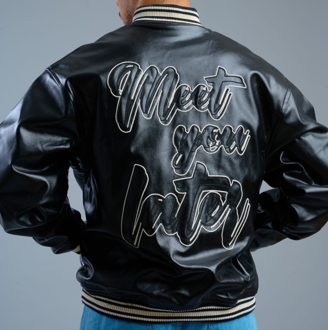 Leather Varsity Jacket